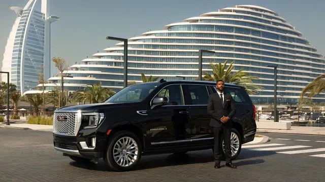 Car Service Atlanta Chauffeur Waiting For Passenger